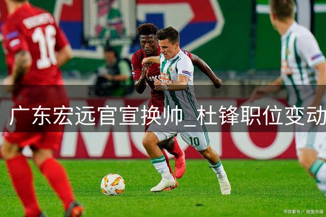广东宏远官宣换帅 杜锋职位变动引关注
